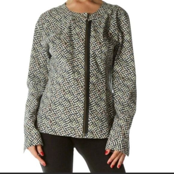 Cabi Cliffside Motto Style Abstract Print Jacket size M - Picture 10 of 10